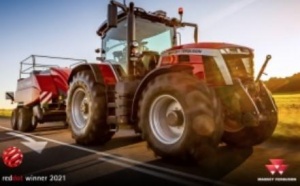 Тракторы Massey Ferguson 8S получили престижную премию Red Dot 2021 за лучший дизайн